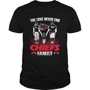 The Love Never End Chiefs Family Shirt